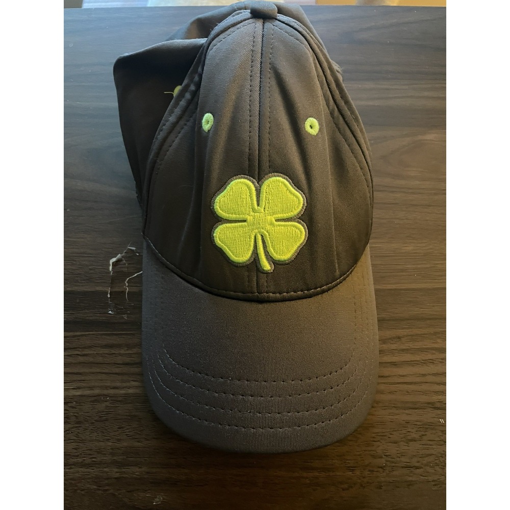 Black Clover Live Lucky Fitted Cap, Hat Gray & Neon Green Size L/XL Embroidered